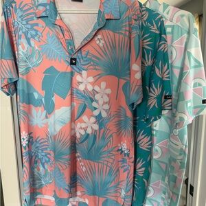 Bad Birdie men’s set of 3 Polo shirts